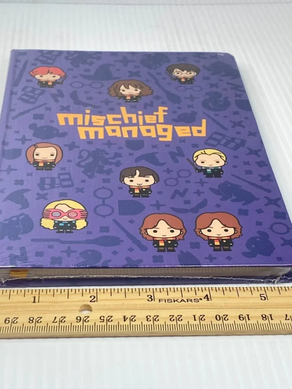 Harry Potter Blank Lined Notebook Mischief Managed Wizarding World NEW